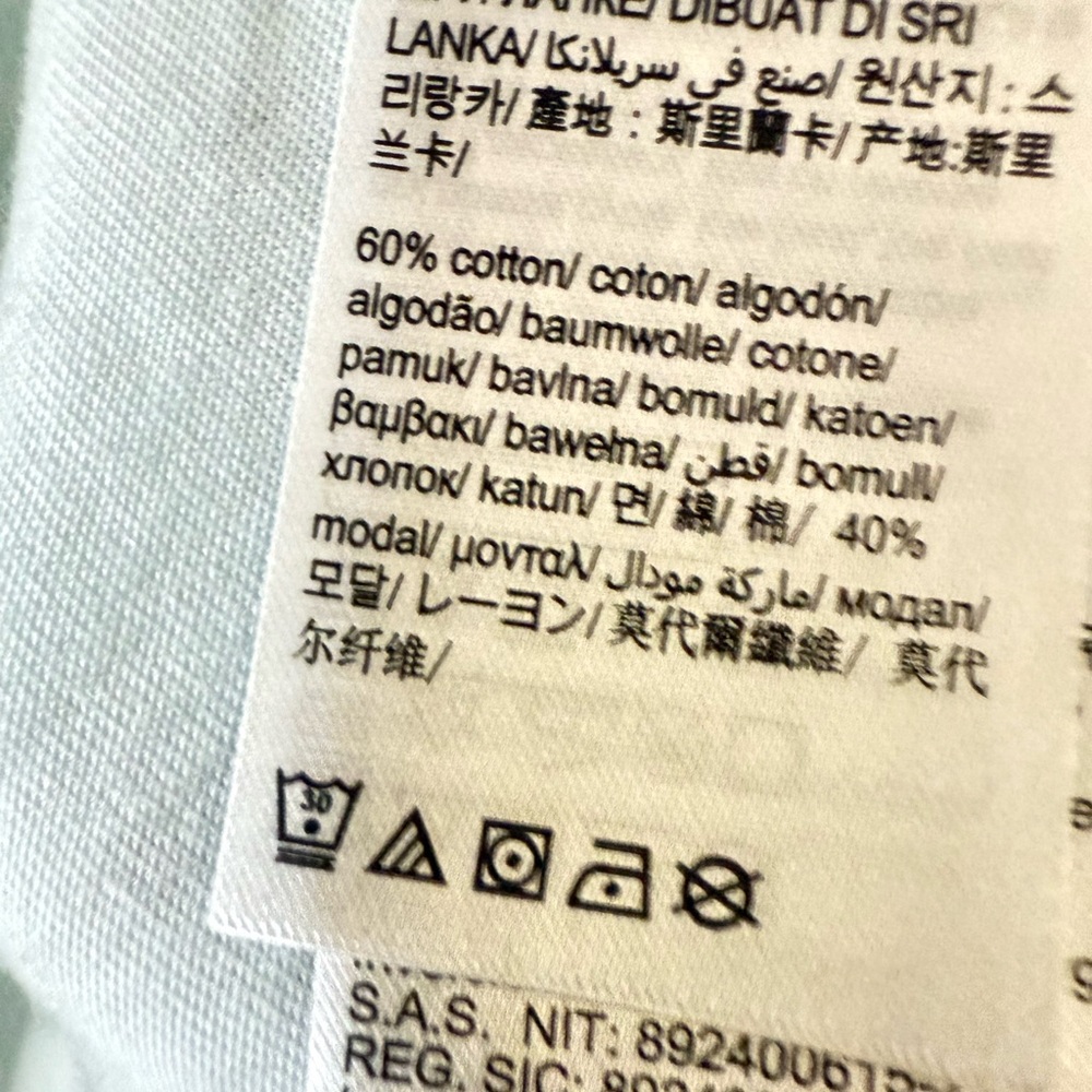 Calvin Klein Soft Blue Short Sleeve Tee - Picture 2 of 2